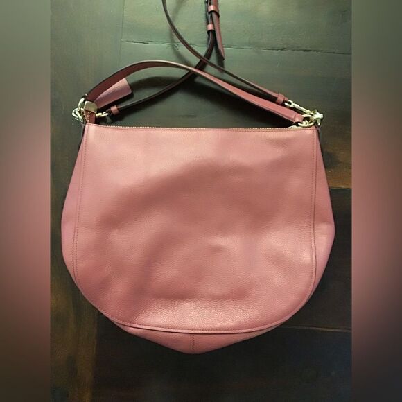 Coach New York Turnlock Leather Hobo Bag - Picture 2 of 10